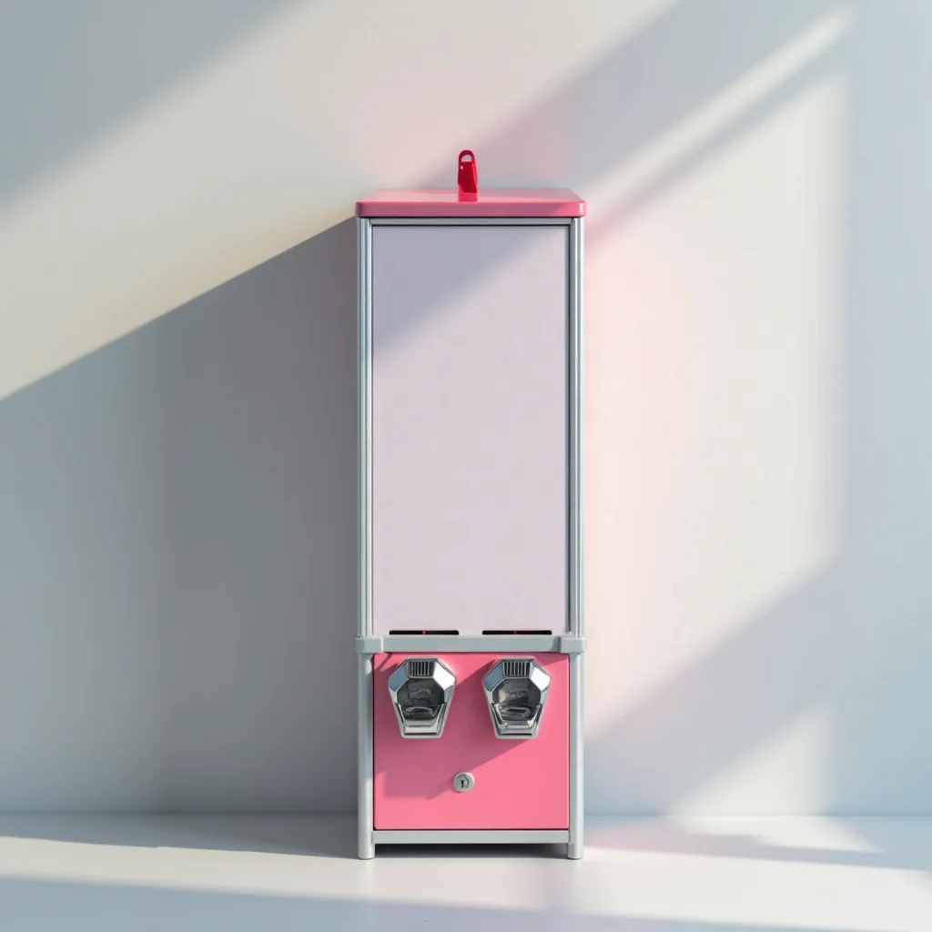 Coin and Token Payment System Trading Card Sticker Vending Machine
