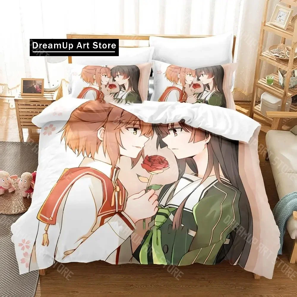 

Комплект постельного белья Kawaii Toji no Miko, одинарный, полный, Queen King Size, комплект постельного белья для взрослых и детей, комплекты пододеяльников для спальни, кровать для девочек в стиле аниме