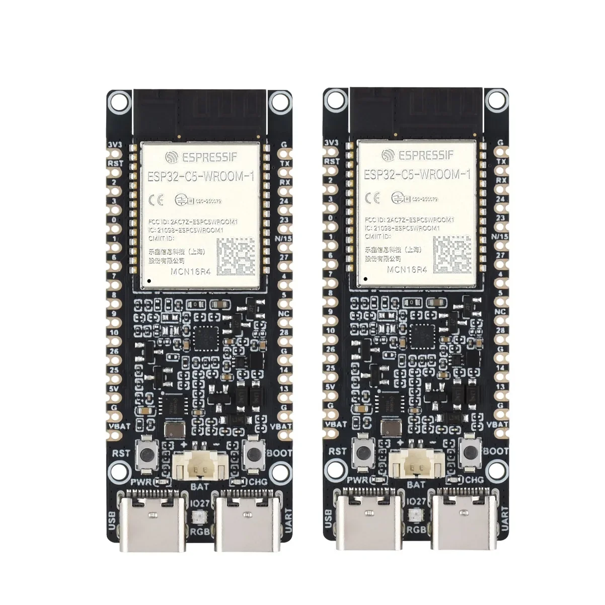 ESP32 C5 Development Board Features the ESP32 C5 WROOM dual band WiFi 6 module