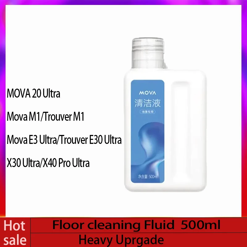 Original Liquid For  Dreame Mova E30 Ultra/S20/Mova M1/X30 Ultra/X40 Pro Ultra vacuum cleaner special floor cleaning Fluid 500ml