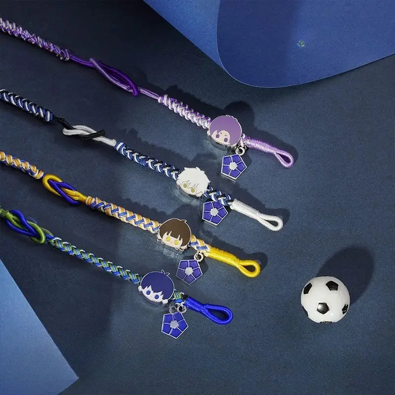 Blue Lock Meguru Yoichi Isagi Seishiro Nagi Anime Personaggio dei cartoni animati Bracciale fortunato Personalità Bracciale in tessuto versatile Regalo