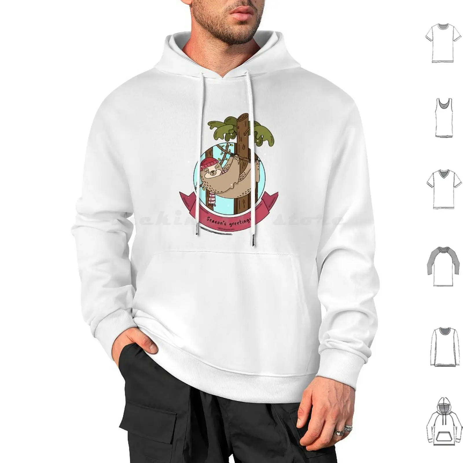 Season's Greetings Hoodies Long Sleeve Seasons Greetings Christmas Christmas Decorations Christmas Is Coming Christmas