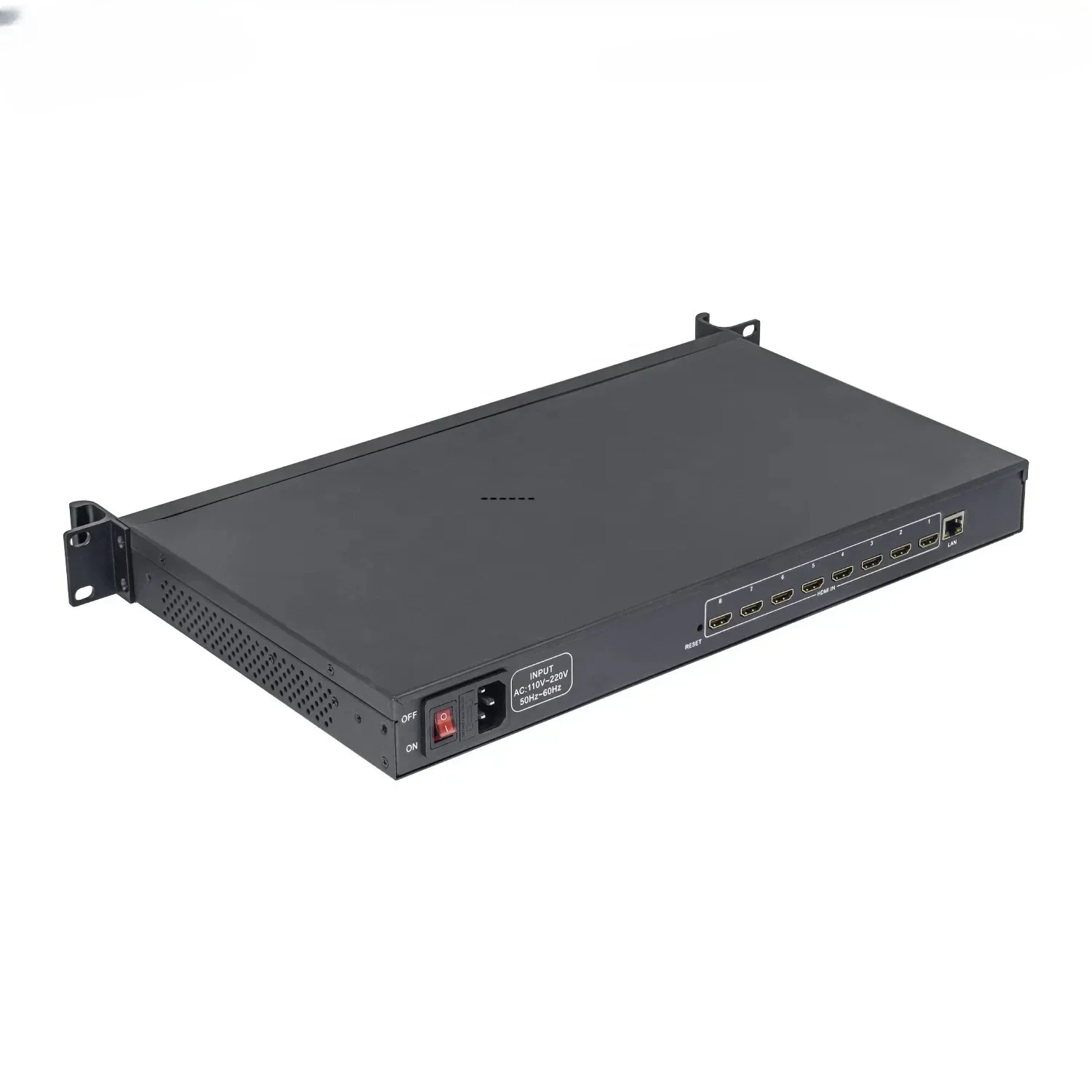 Custom Made 8 Channel SRT RTMP RTSP H.265 H.264 HDMI Video Capture  Card Box Encoder 1U Rack  NVR Vmix Youtube Facebook
