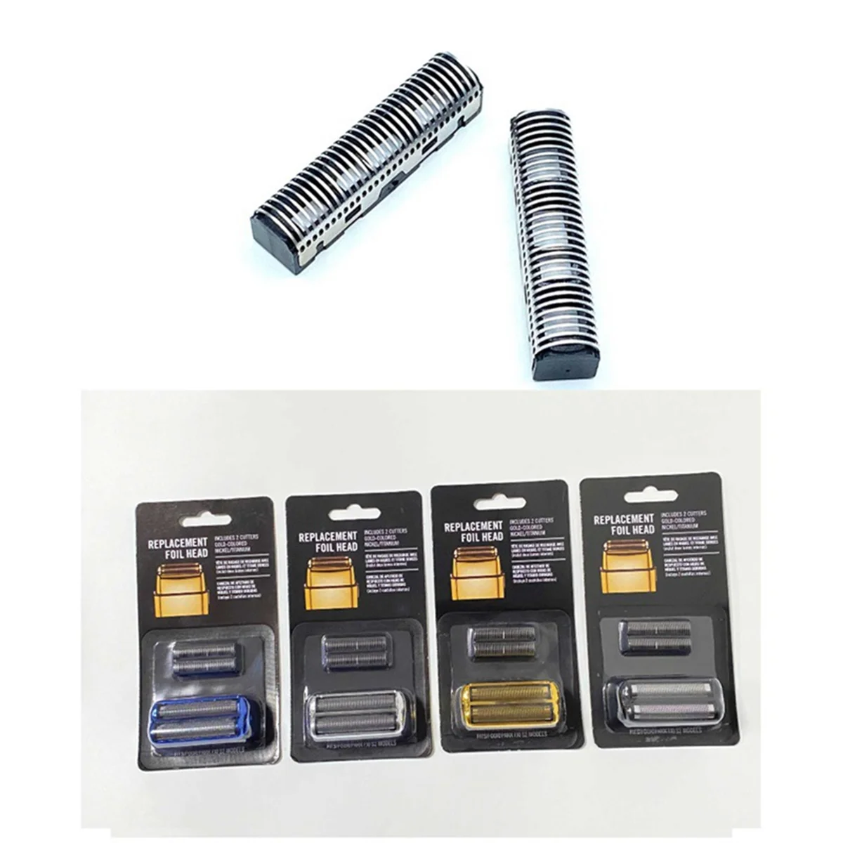 IN  Stock~Shaver Replacement Foil and Cutters for Barberology Double FXFS2G Men'S Cordless Shaver Special Shaver-A