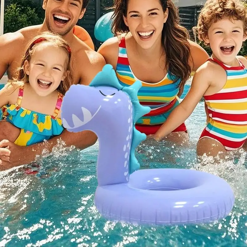 Babyzwemvlotter Veiligheid Drijvende Ring Leuke Trainer Drijft Herten Dinosaurus Krokodil Voor Baby's Peuter Waterpuddle Zwembad Strand
