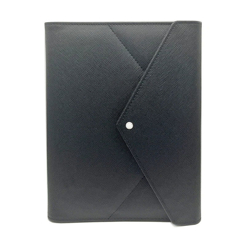 Lanlan MB Notebook Classic Cross Leather A5 Loose Leaf Chapter Business Notepad Luxury Design High Quality Lined & Blank