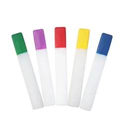 Clear plastic knitting storage box 5 needle storage boxes Sewing needle cartridges plastic containers