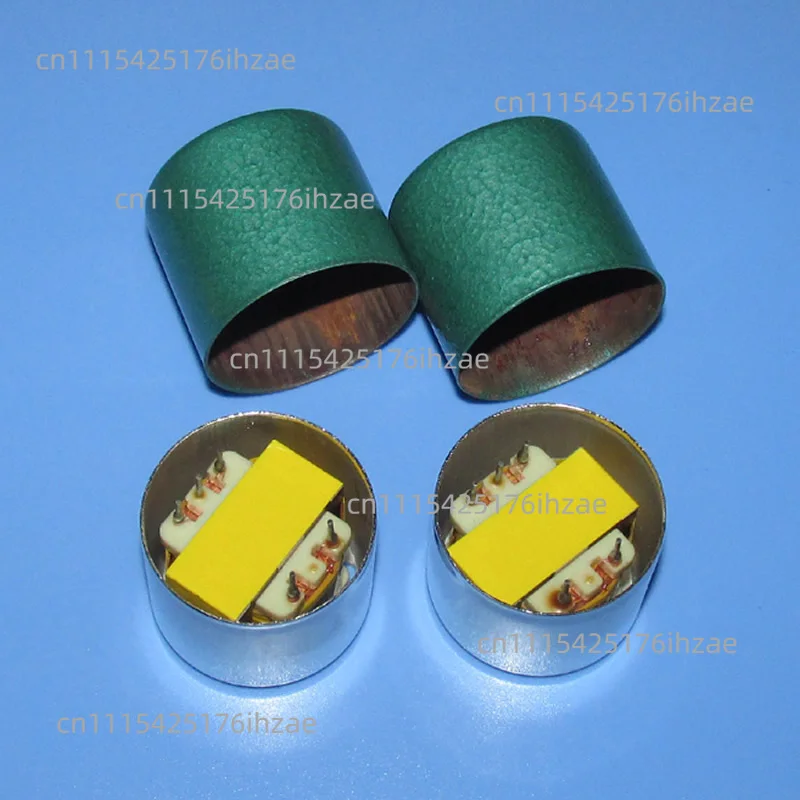 (1 + 1): 10 MC phono step-up transformer, 5 times / 10 times step-up, LP vinyl phono permalloy transformer, double shielded