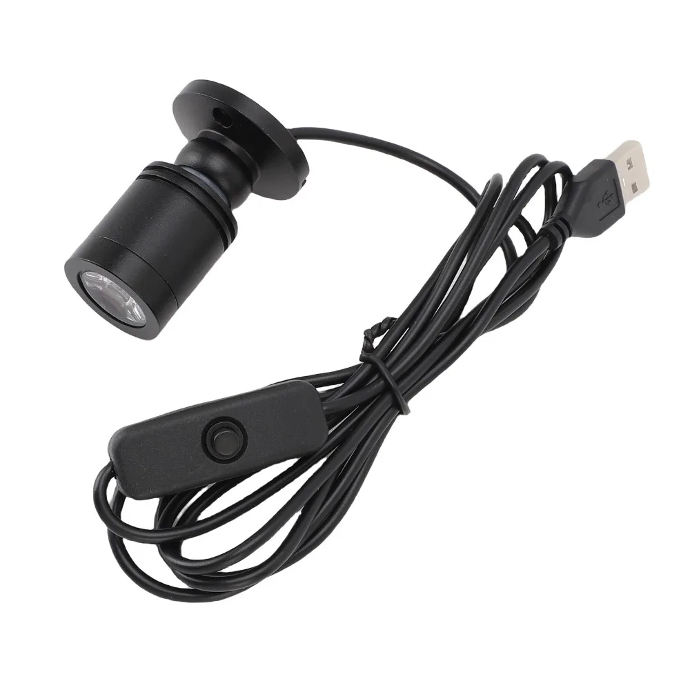 5V USB Powered LED Spotlight Aluminum Alloy 1W Spotlight Neutral Light 4000K CRI 80+ LED Display Light Display Cabinets
