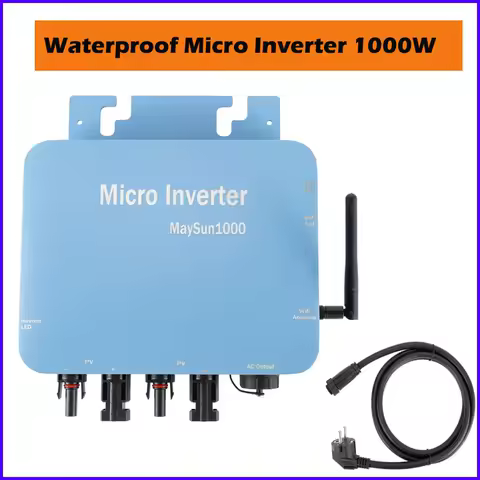 Waterproof 1000W Micro Solar Panel Smart Inverter 1KW Pure Sine Wave Home Inverter 36V MPPT On Grid Tie Inverter for 220/110V AC