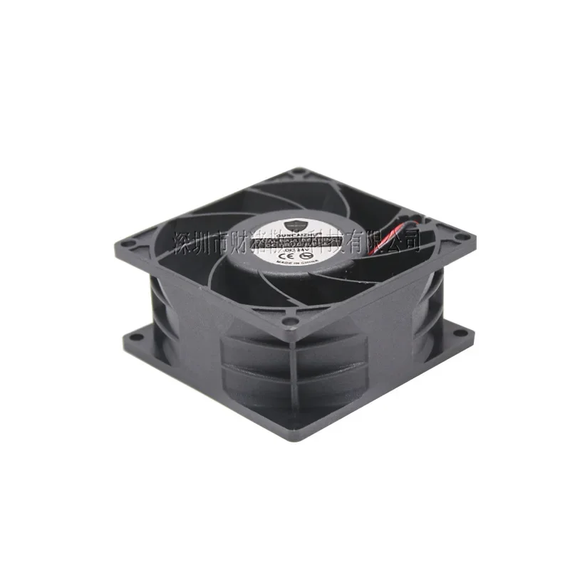 pa NEW DC 8038 Cooling Fan 24V 80x80x38MM Maintenance Free Ball Bearing Frequency Converter  5800RPM  0.5A With 2pin