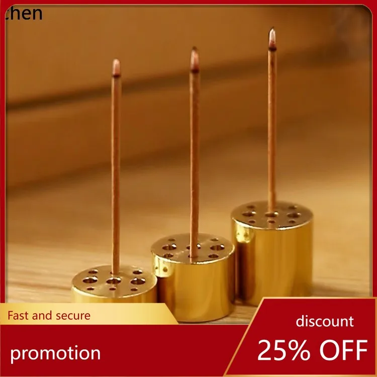 

Cz brass porous three-hole nine-hole copper burner incense holder three incense holder incense clip