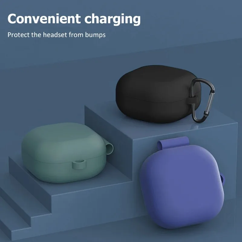 حافظة لهاتف سامسونج جالاكسي بادز 2 برو لهاتف سامسونج براعم برو لايف لـ FE حافظة من السيليكون الناعم جالاكسي Buds2 Pro Buds Live Capa Fun