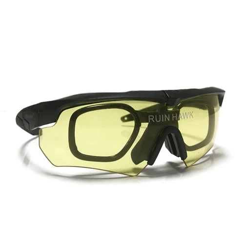 Imagen 2 del producto Gafas tácticas militares para bicicleta de montaña, gafas de sol deportivas, caza militar, pistola de aire, gafas protectoras para tiro, equipo para exteriores
