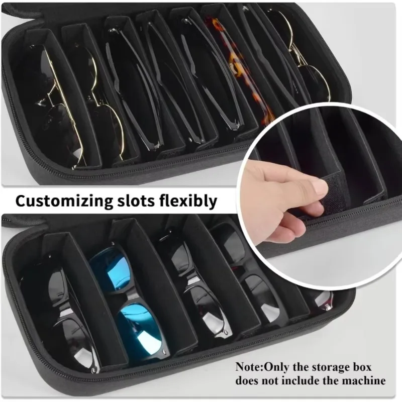 Cajas organizadoras  gafas moda de viaje, caja  almacenamiento  gafas  sol, soporte  almacenamiento  moda para