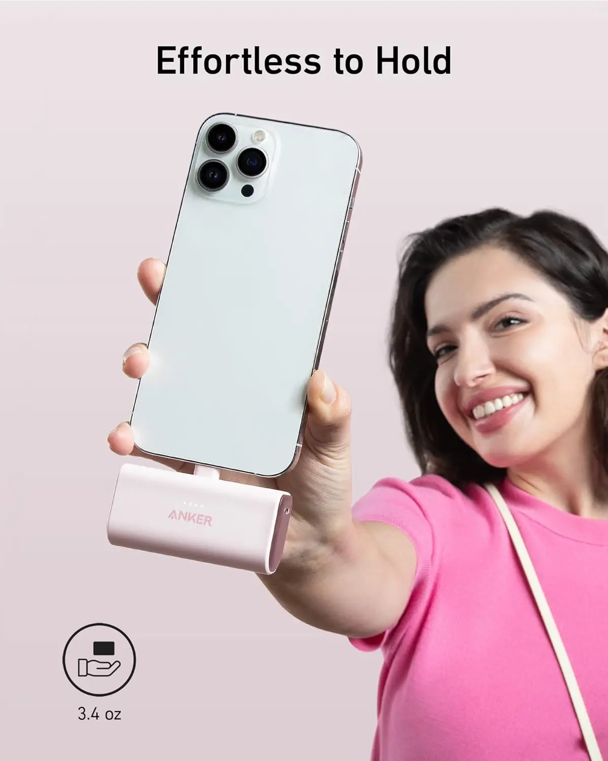 Anker A1645 Nano Mini Power Bank 5000mAh Portable Charger 22.5W USB-C Connector Spare Battery for iPhone 15 14 13 12 11 Pro Max