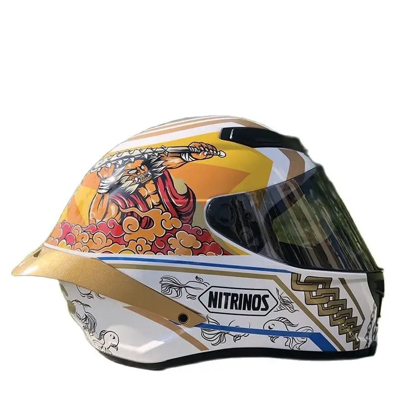 النساء والرجال خوذة قبعة السلامة كامل الوجه دراجة نارية خوذة الشتاء Saeson خوذة ركوب موتوكروس سباق Motobike #4