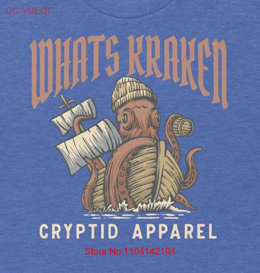 Whats Kraken T Shirt long or short sleeves