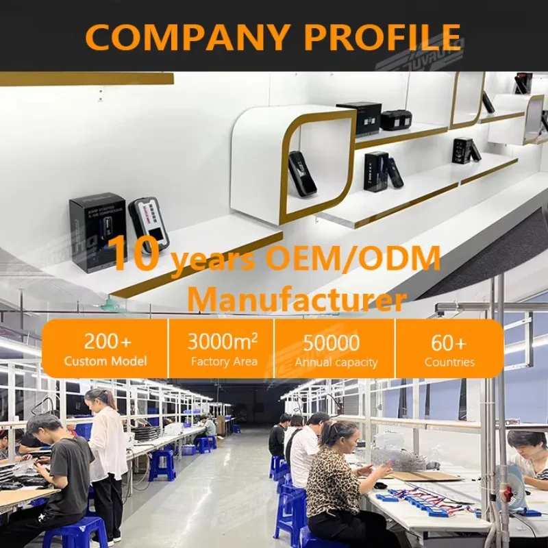 2025 رائجة البيع الانتقال كاتب ضاغط الهواء 8000mAh 12 فولت بطارية السيارة الانتقال كاتب مع مضخة هواء 4 في 1 مجموعة أدوات الطوارئ مصباح ليد