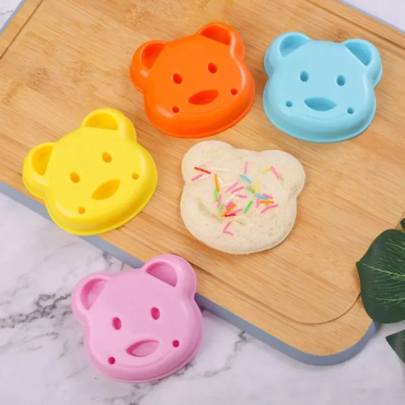 1/3PCS Cute Bear Sandwich Mold Toast Bread Making Cutter Mould Baking Pastry Tools Children Interesting Food Kitchen Accessories