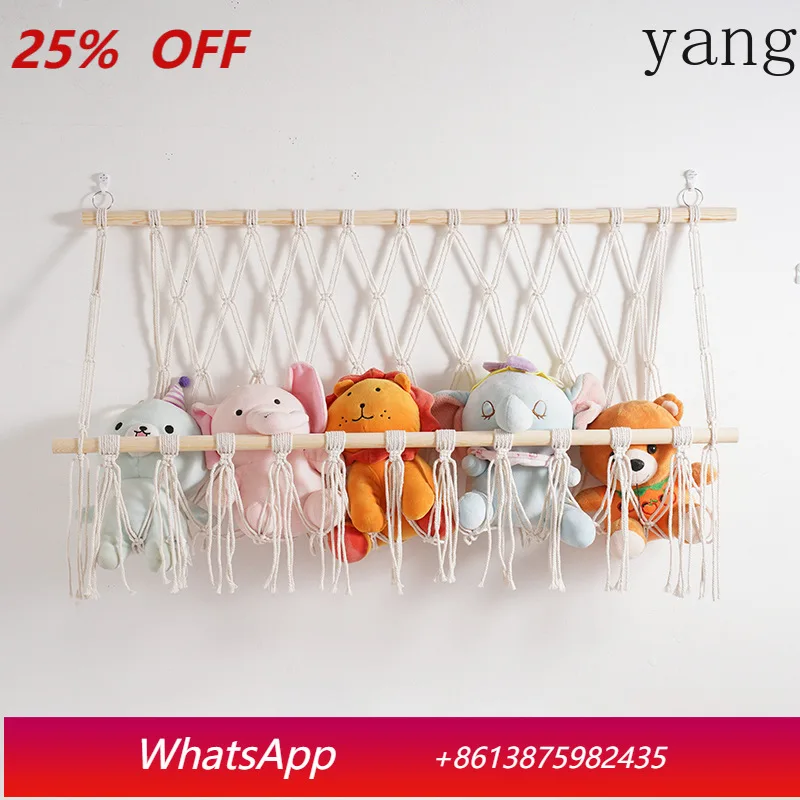 

Yjq handmade wall hanging doll storage rack homestay decoration wall hanging