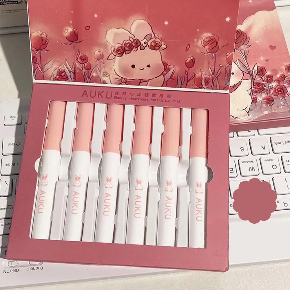 1/3Set Lipsticks Set Free Shipping Korean Make Up Beauty Cosmetics Matte Lip Mud Waterproof Long lasting Makeup for women