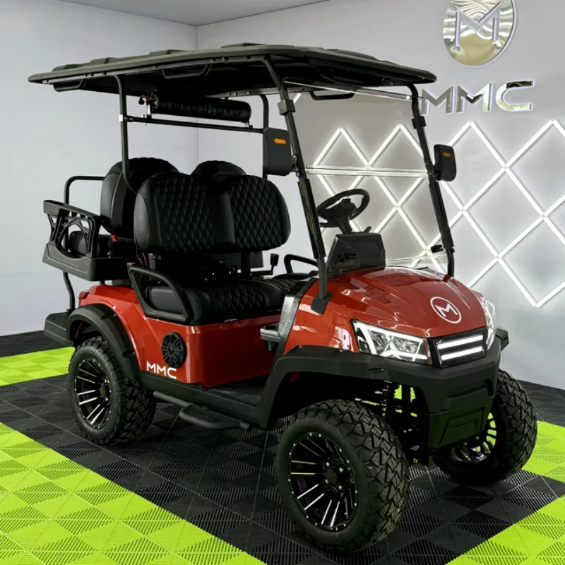 2024 Quick Sale Wholesale Price Premium Club Car Lift 4 Passenger Gas Golf Cart Best Selling 72V 48V Solar Electric Golf Cart