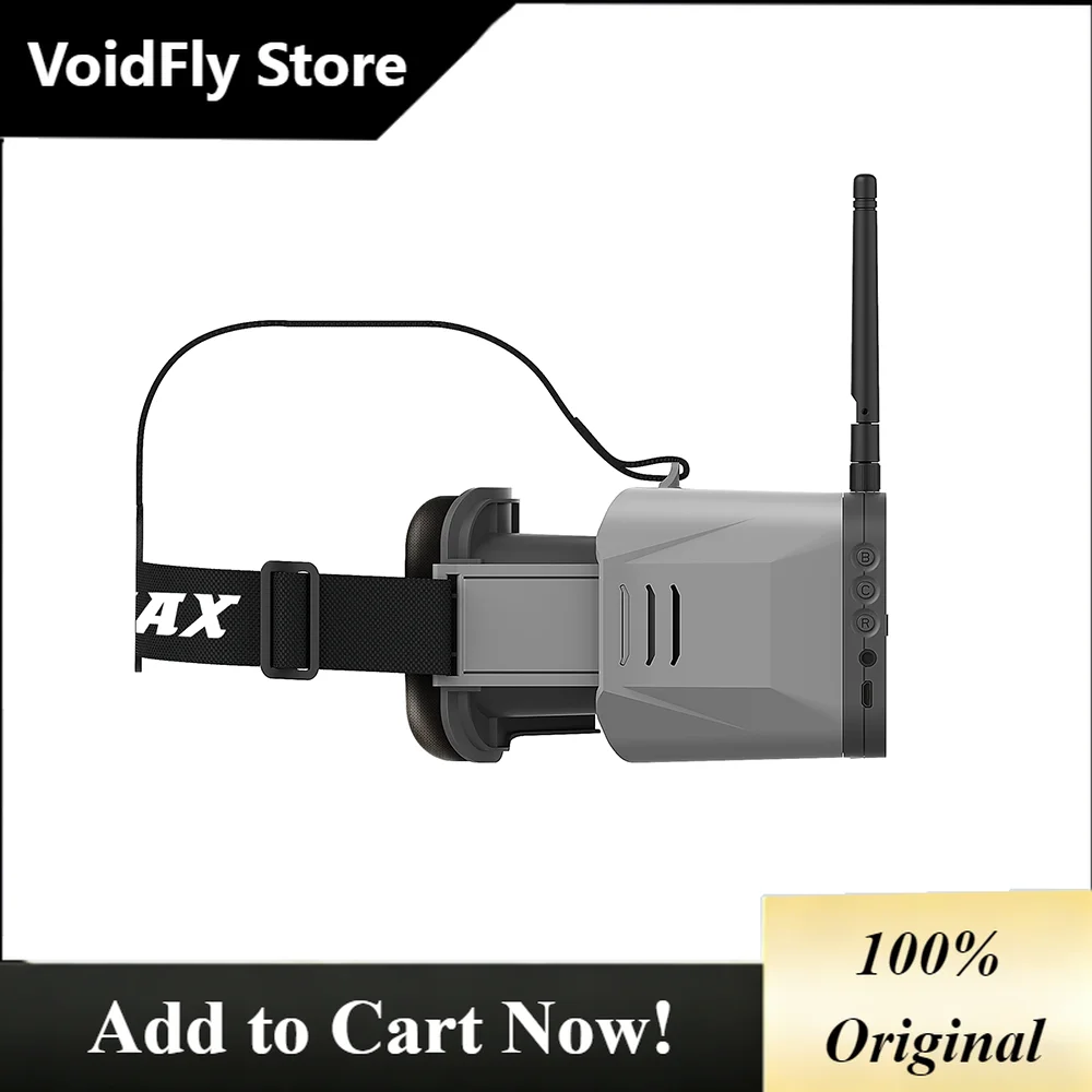 VoidFlyEMAX Transporter 2 Goggles With Dual Antennas 5.8Ghz 4.3 Inches FPV Glasses Tinyhawk Goggle Glasses For RC FPV Racing