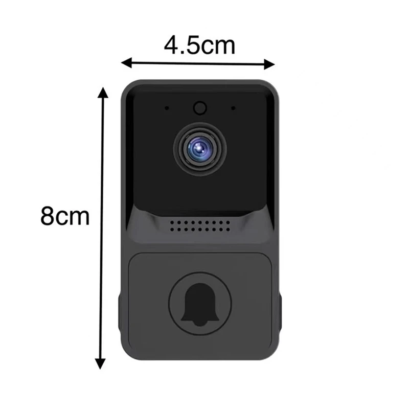 Video Intercom WIFI Infrared Night Vision Outdoor Home Security Alarm Camera 480P Wireless Button Doorbell