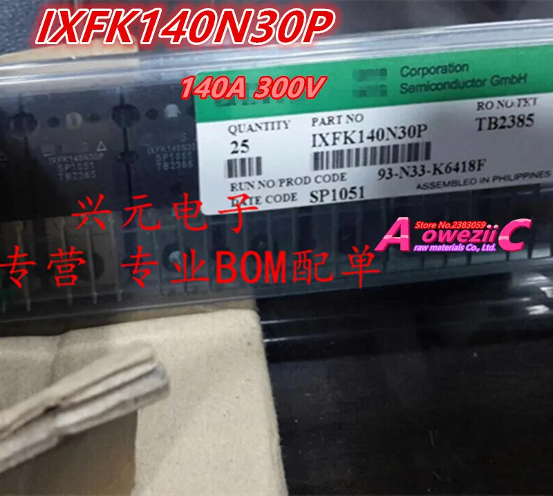 Aoweziic-IXFK98N50P3 IXFK102N30P IXFK140N30P TO-3P MOSFET de alta potência, 100% novo importado, original, 2018