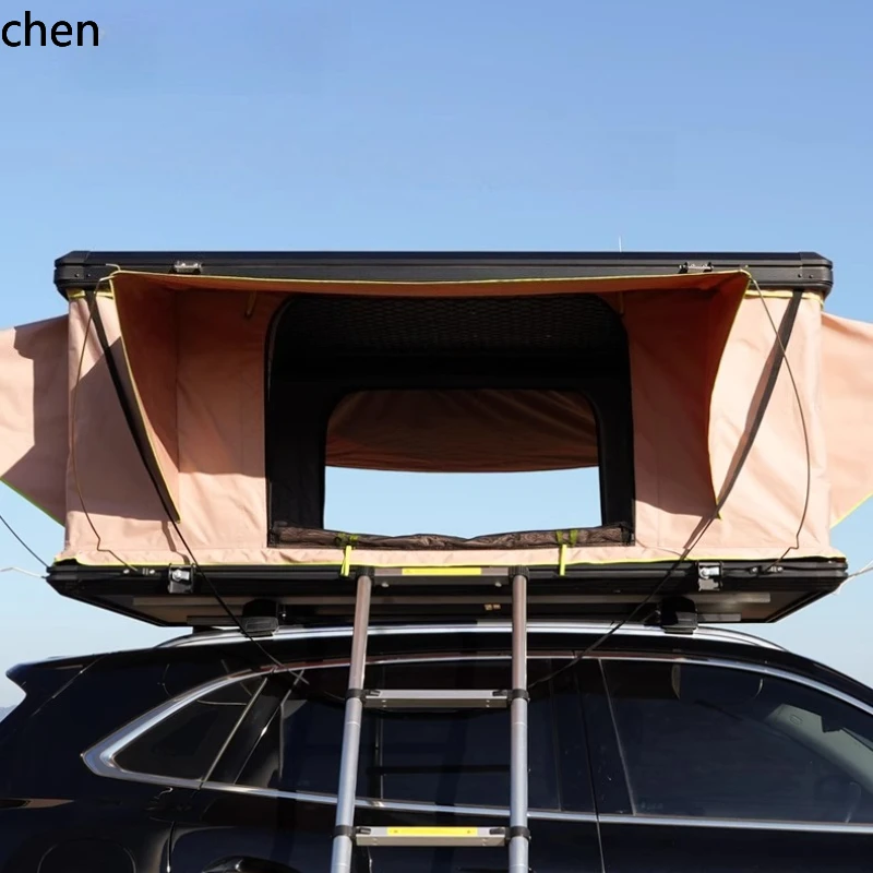 

HXL aluminum alloy hard ceiling roof tent fully automatic folding car self-driving tent