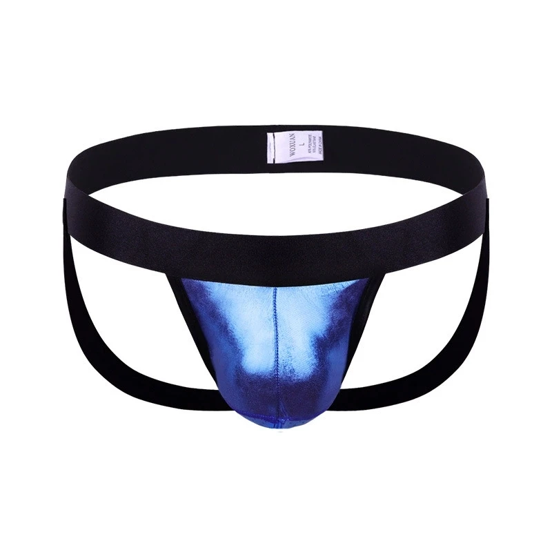 

Mens Double String Thong Sexy Underwear Shinning Low Waist Breathable Taste Underwear Men Lingerie Sissy Strings