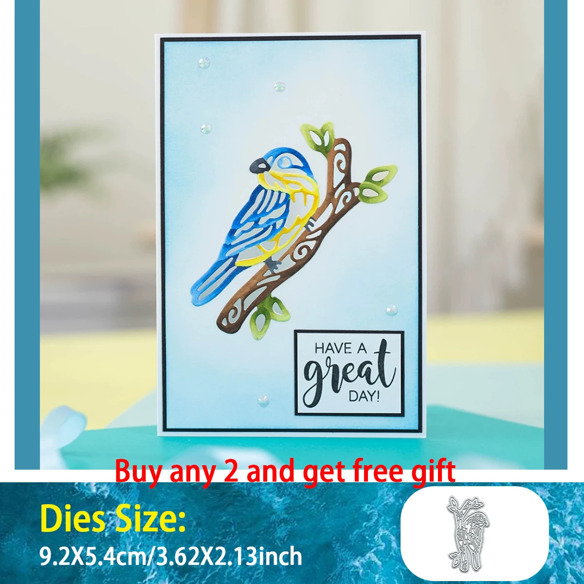 

Die Cuts National Treasure Bird Scrapbook Embossing DIY Decorative Craft Die Cut Blade Punch Stencils 2024 New Cutting Die