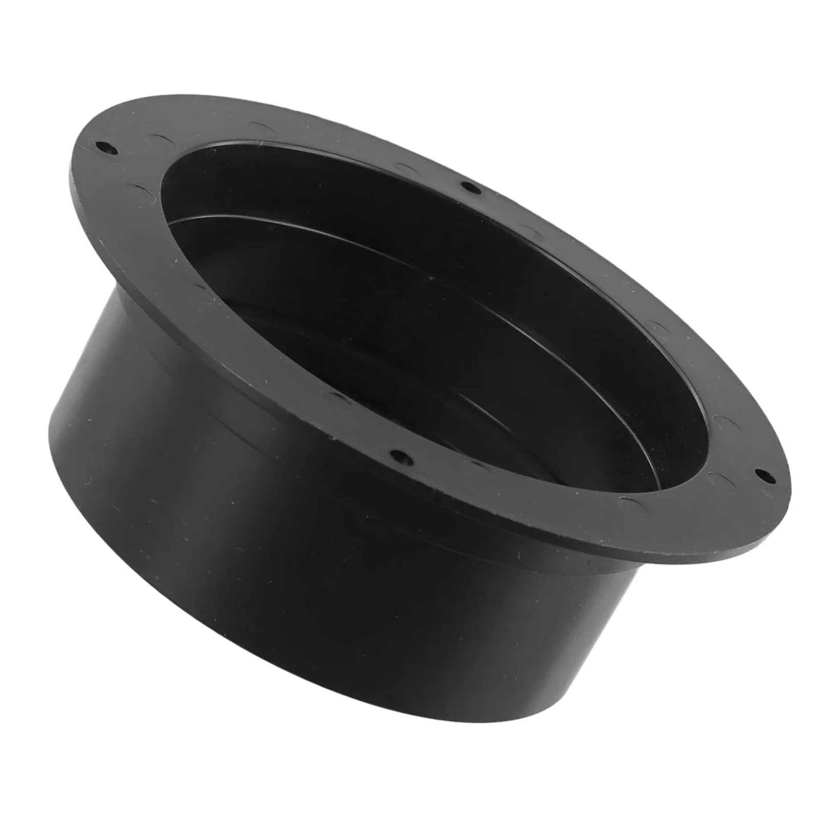 Home Pipe Connectors Ventilation Ducting Tubes ABS Flange Odorless Parts Replacement Straight Accessories Black