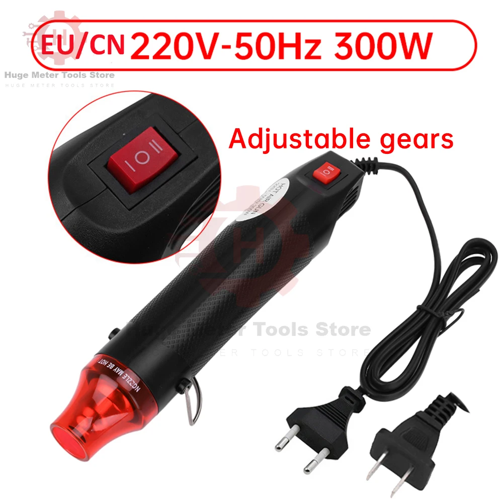 

Hot Air Gun DIY Tool Heat Electric Power Tool Mini 220 V 300W Soldering Temperature Crafts Blower with Supporting Seat Shrin