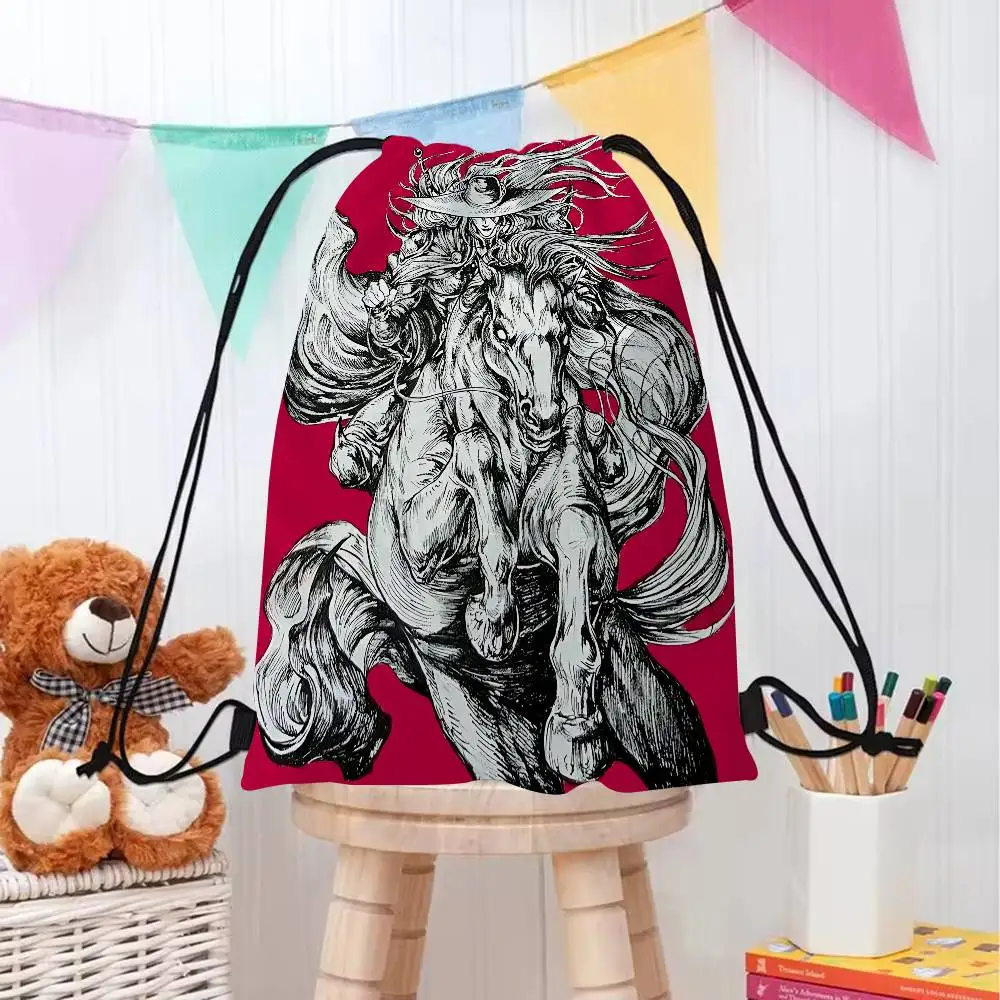 مصاص دماء هنتر D الكلاسيكية انمي ياباني ريترو الرباط على ظهره الرياضة حقيبة قاعة رياضة للنساء الرجال حقيبة تسوق ، شخصية #4