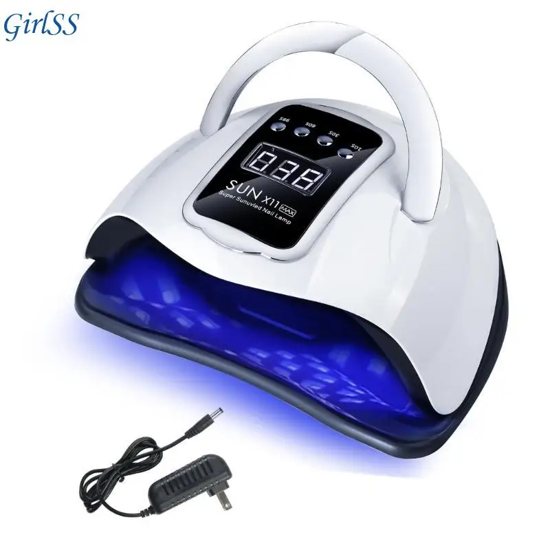 

Lamp 280W Light UV LED Dryer Light with 4 Timer Settings for Girl T4MB