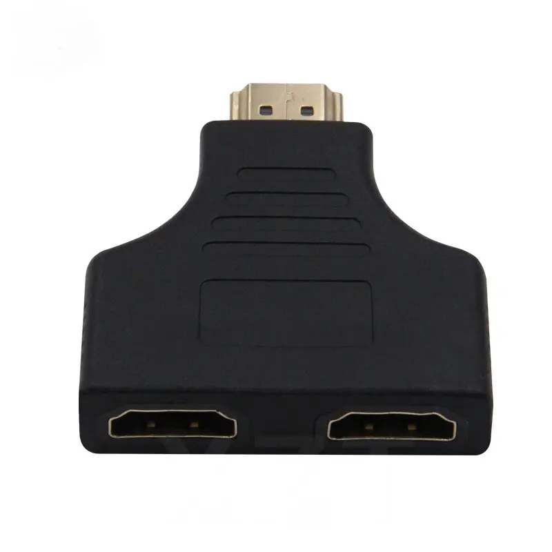 High Quality 1080P 1.4 HDMI-compatible Port Male To 2 Female 1 In 2 Cable Switch Out Splitter Adapter Converter For HD TV Tablet