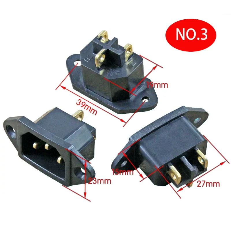1PC Electric pot socket accessories rice cookers character sockets electric pressure cookers three hole power sockets, universal