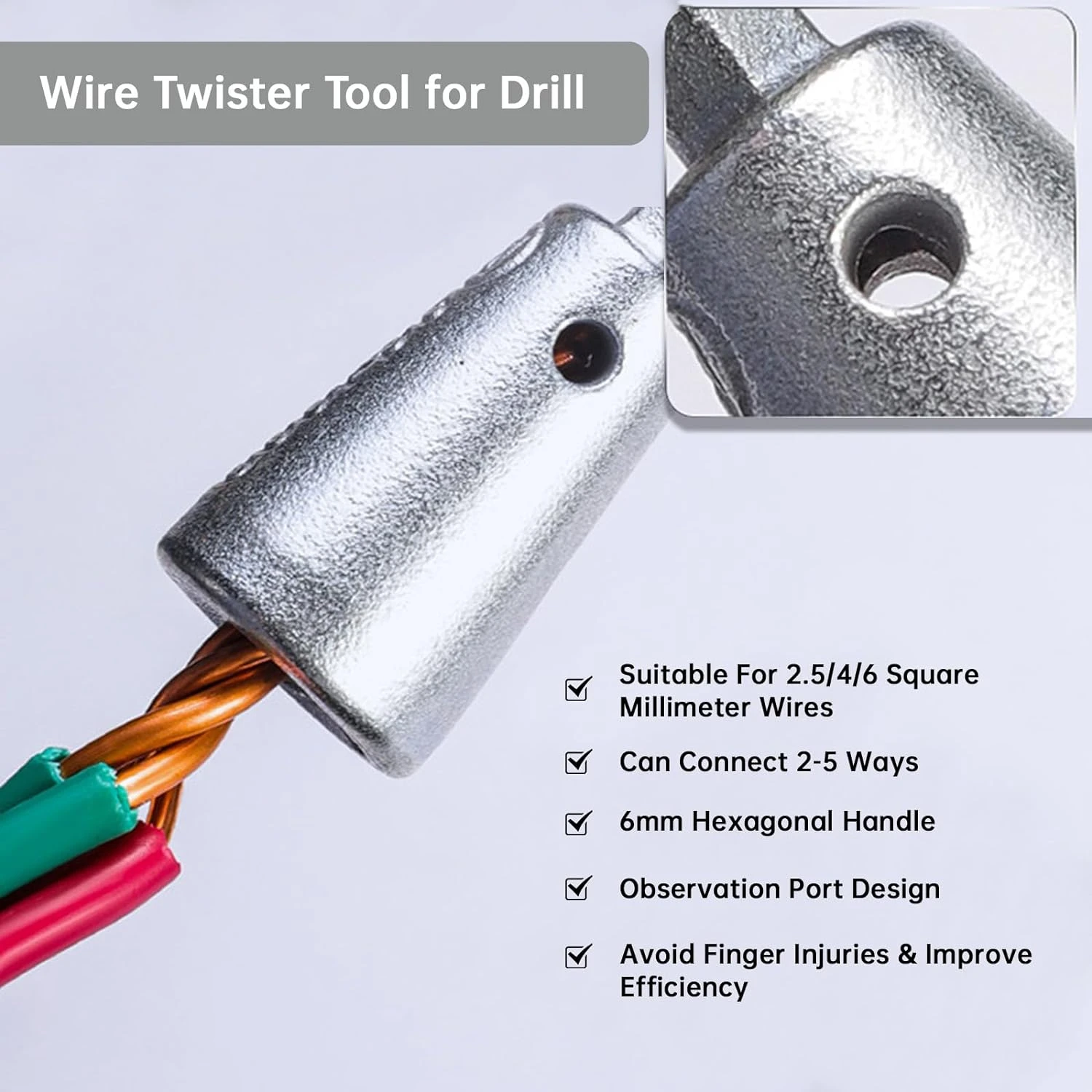 Efficient and Quick Cable Stripping Tool Set with Powerful Drills for Fast Projects - Handy and Effective Wire Twist and Connect