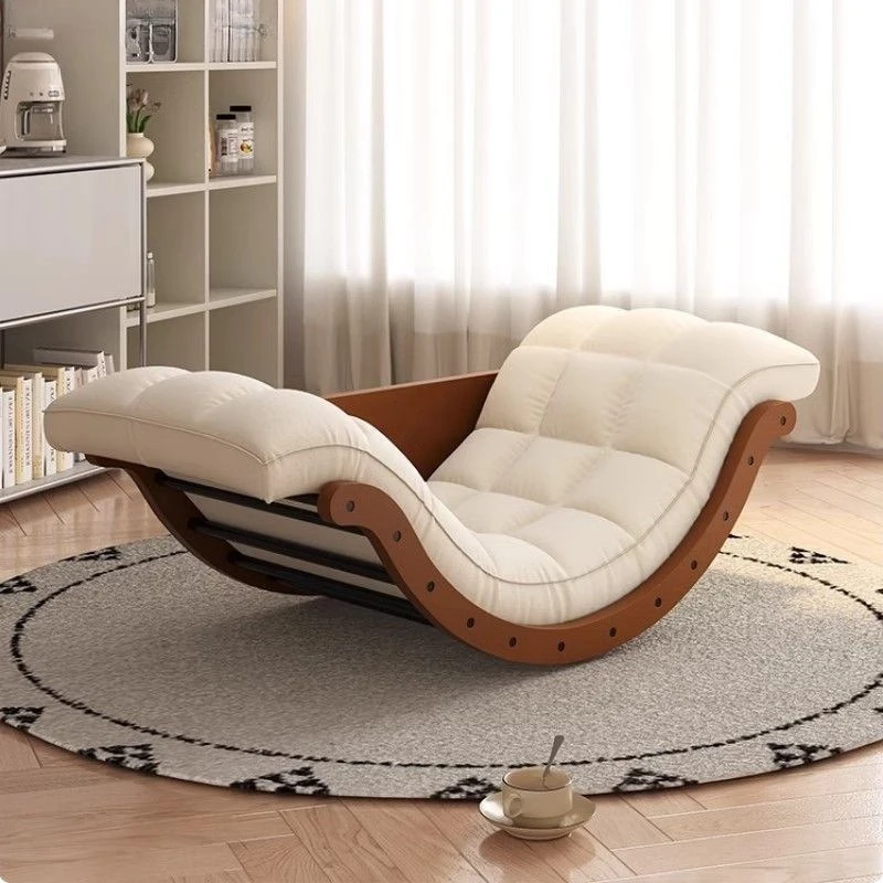 Banana boat lazy sofa rocking chair multifunctional moon rocking chair living room bedroom balcony recliner table chair bed