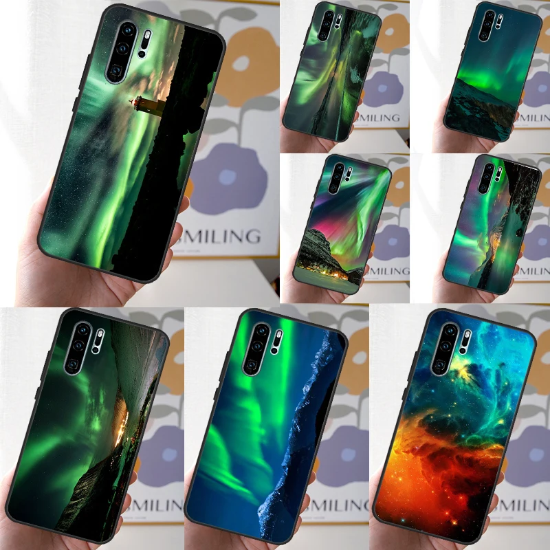 Northern Lights Sky Case For Huawei Nova 9 10 SE Y61 Y91 Y60 Y70 Y90 5T 7i 8i 11i 11 Pro P20 P30 P40 Lite Cover