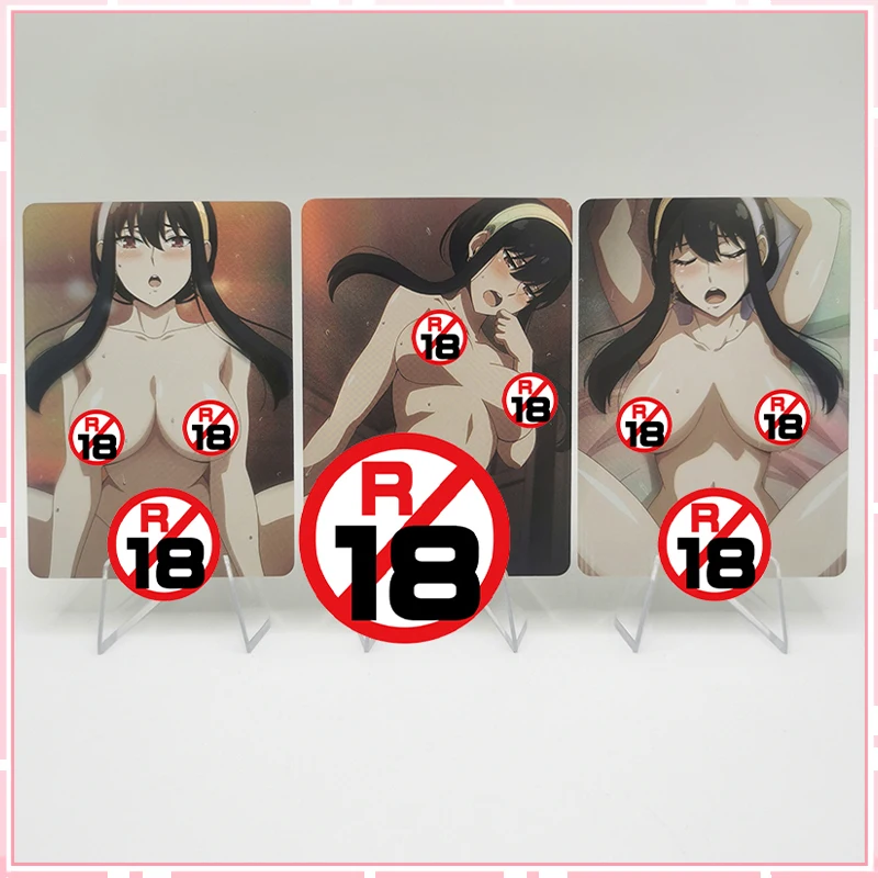 In Stock 3Pcs/set SPY×FAMILY Yor Forger Yor Briar Thorn Princess Female Killer Sexy Anime Girl Game Collection Cards Toys Gifts