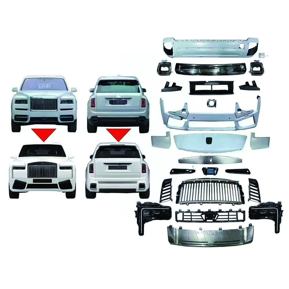 High-end Body Kit CustomizationFull Body Kit For Cullinan 2018-2024 Car Bumper Upgrade To 2025 New Style Car Conversion KitPre