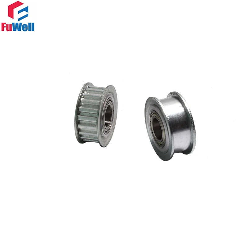 XL-10T Idler Pulley 10Teeth Transmission Idle Pulley Belt Width 11mm Bore 3/4/5/6mm Aluminum Alloy Bearing Timing Belt Pulley