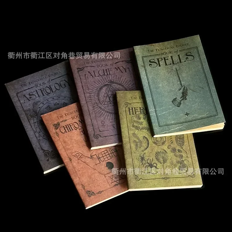 5styles Spell Manual English Movie Peripherals Study Textbook Magic Book Herbalism Astrology Cosplay Party Supplies Gifts view 6