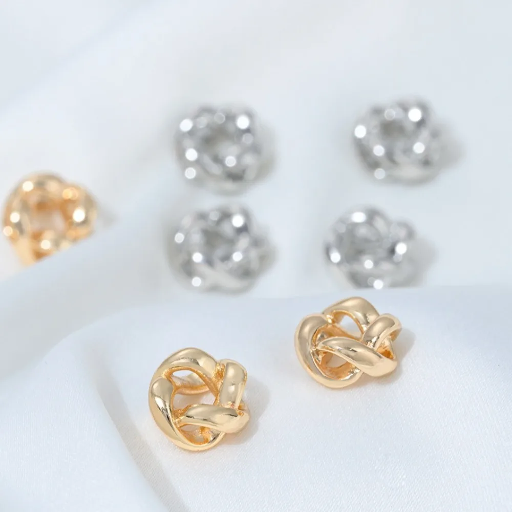 

Медная бусина 14-каратного золота, шарик с завязками, намоточная бусина-разделитель, ручная работа, браслет «сделай сам», ожерелье, ювелирные изделия из бисера, аксессуары, материал