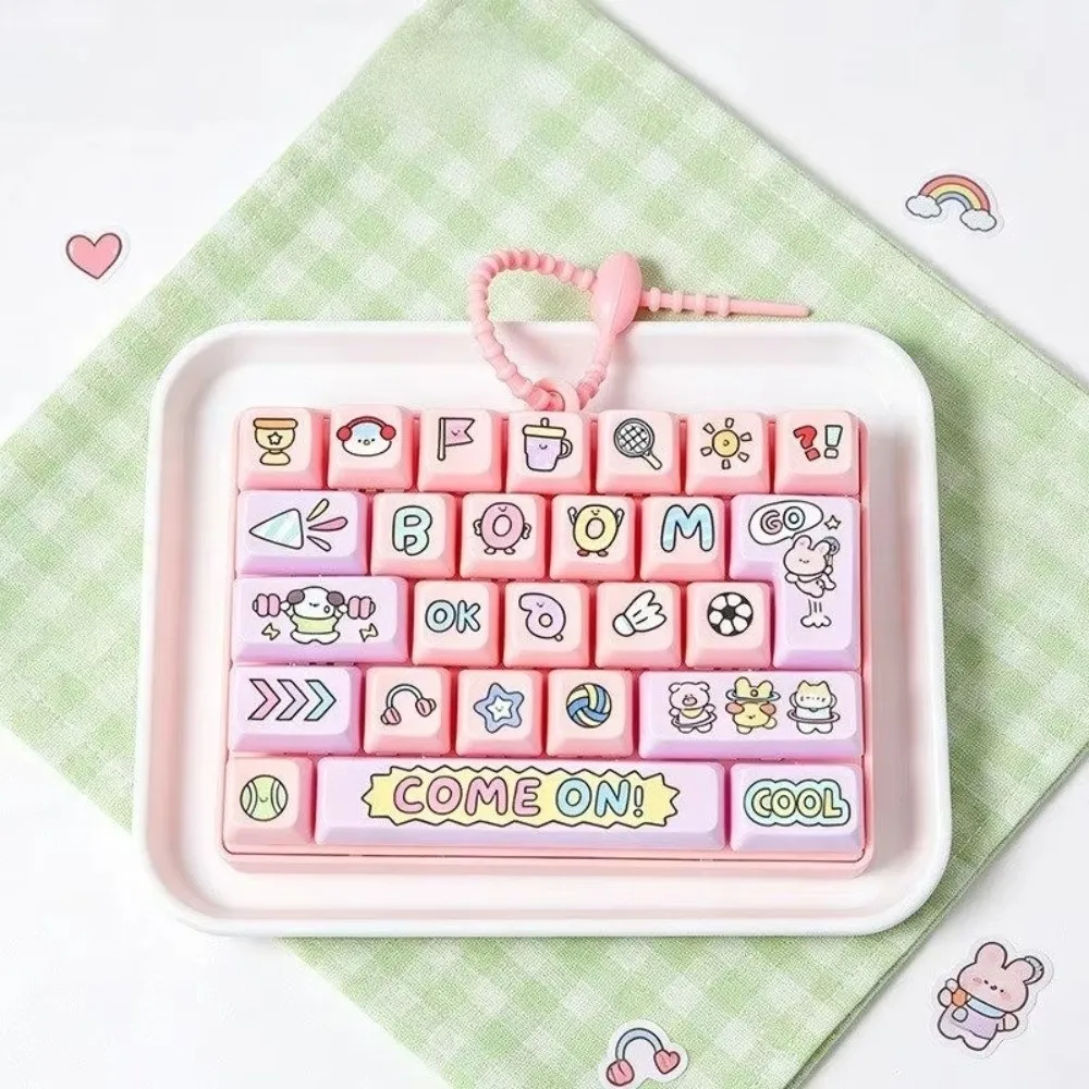 Clear Key Sounds Electronic Keyboard Toy Hanging Design Wooden Fish Design Children's Hanging Ornament Gift Toy