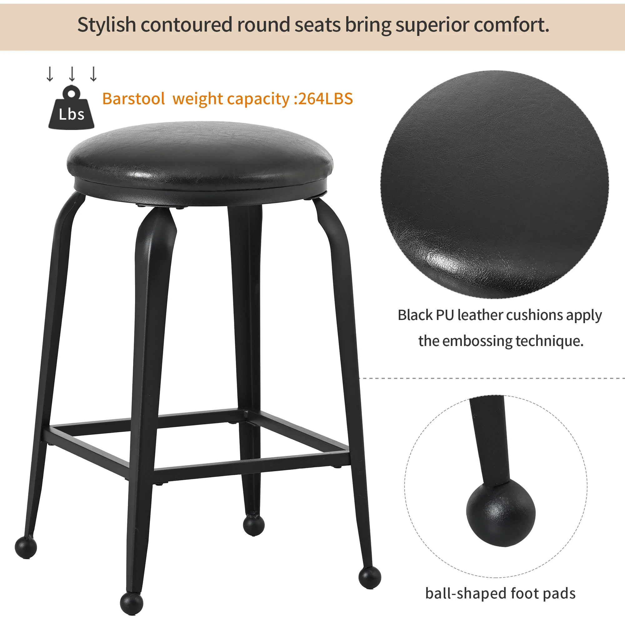 Juego de mesa de 4 Uds., mesa de Pub moderna con altura de mostrador, mesa consola larga con 3 taburetes para comedor y Bar