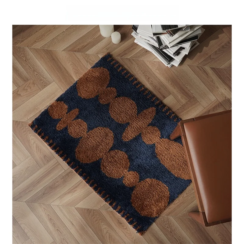 

Винтажный придверный коврик Muse Home для гостиной и спальни, противоскользящий, грязеотталкивающий, прикроватный коврик, коврик для прихожей, прямоугольный, полиэстер